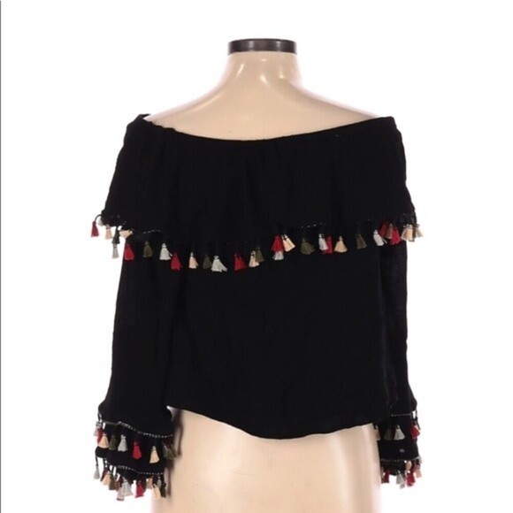 Altr’D state size large black off shoulder top - Picture 4 of 5